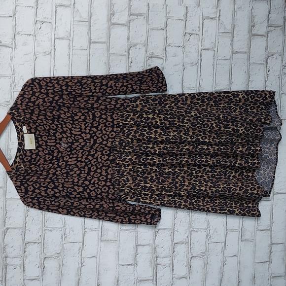 Maeve Anthropologie leopard/cheetah print dress - Picture 2 of 5